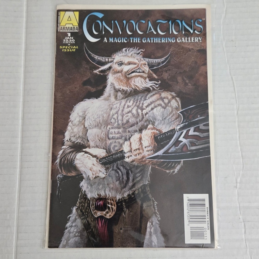 onvocations A Magic The Gathering Gallery #1 Armada Comics 1996‎ MTG Vintage